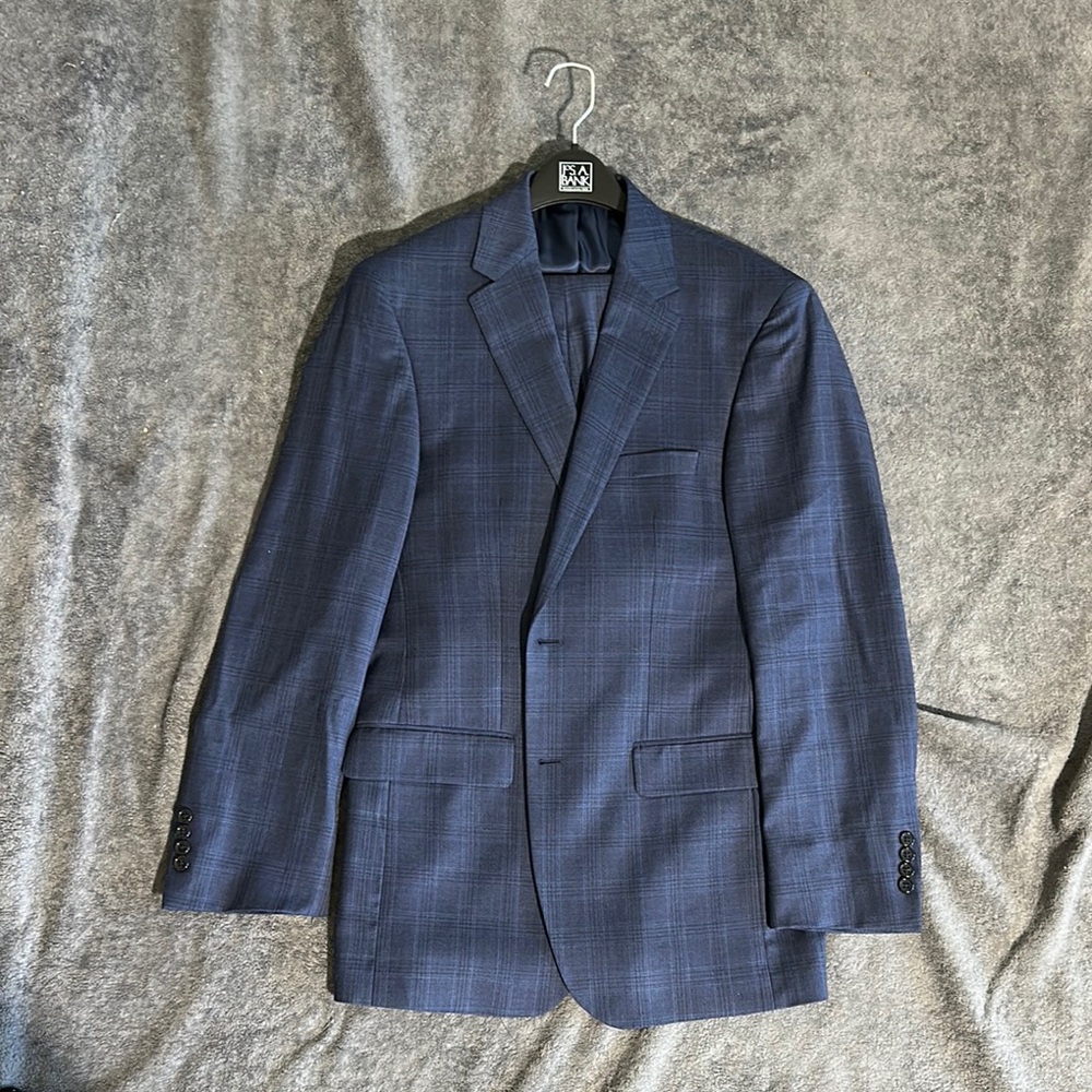Blue Jos. A. Banks suit